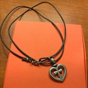 James Avery 30” leather cord in brown